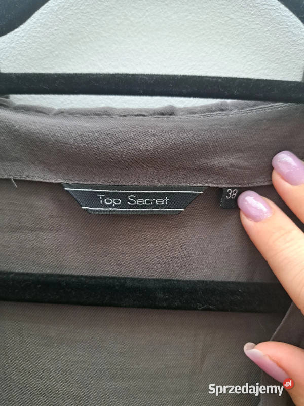 Grafitowa bluzka Top Secret rozmiar 38 pomorskie