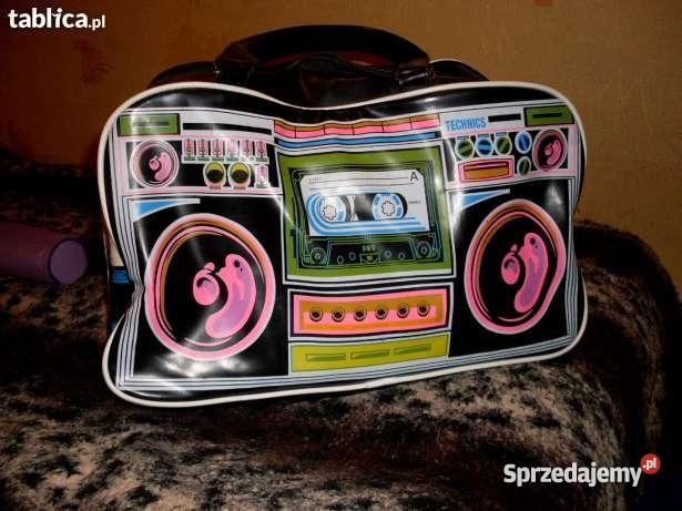 Sprzedam torebkę bumbox, radio, oldschool, technics 