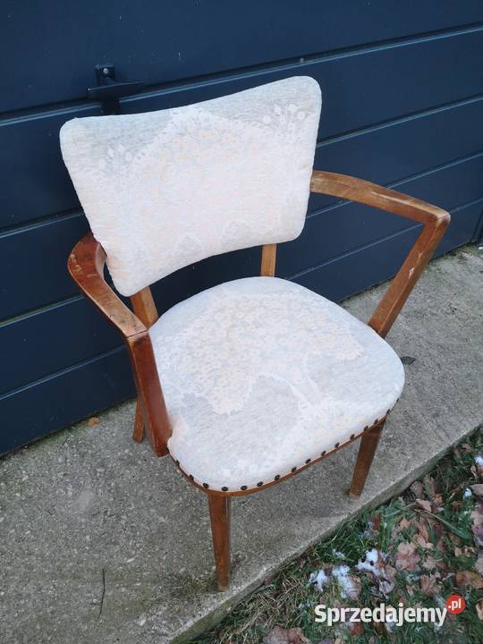 Stary fotelretro na sprężynach sprzedam