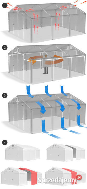 DAS COMPANY 5x10m Namiot ogrodowy imprezowy łódzkie