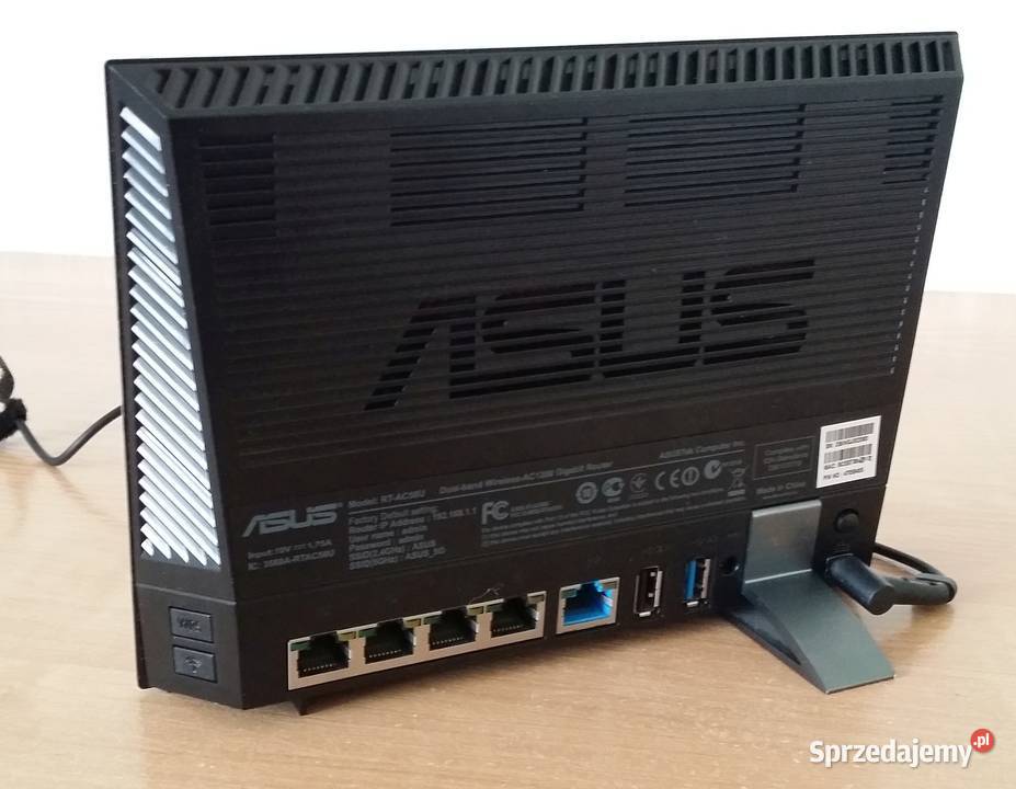 Asus RTAC56u Tomato VPN webserver printserver router Łódź