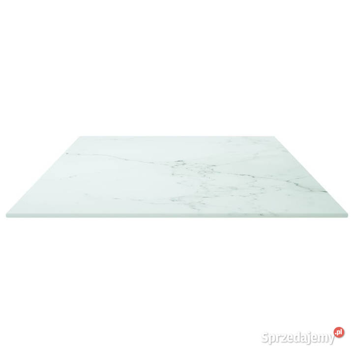 Blat stołu biały 100x50 6 mm szkło ze wzorem Blaty mazowieckie Warszawa