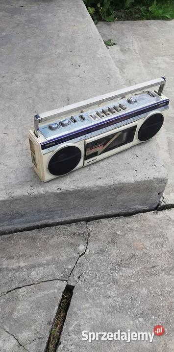 SHARP QT12 BOOMBOX RETRO RADIO mazowieckie Poświętne sprzedam