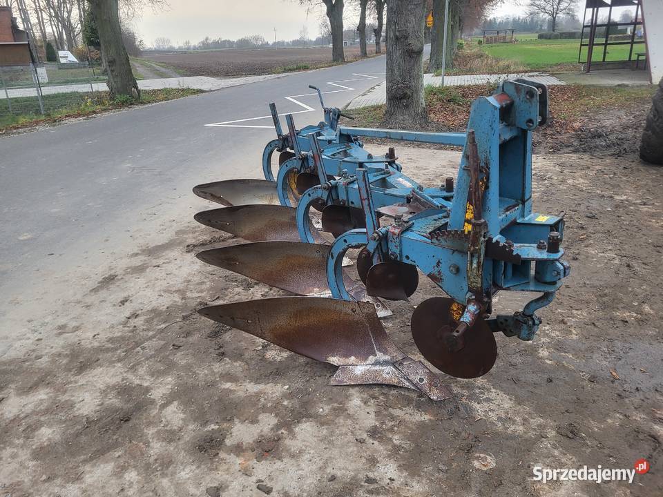 Pług 4 skibowy Lemken pług zagonowy w stanie Pługi Wąbrzeźno