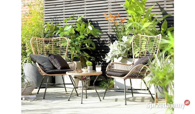 Meble Ogrodowe BAMBOO 2 Fotele plus Stolik Wschowa