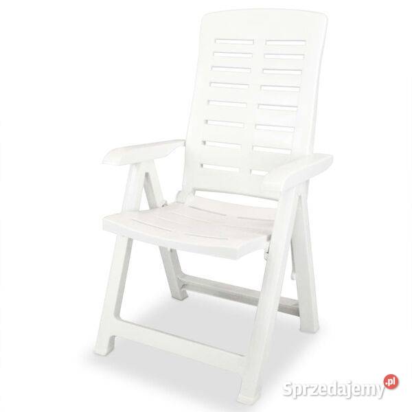 vidaXL Rozkładane krzesło ogrodowe 2 plastikowe Warszawa sprzedam