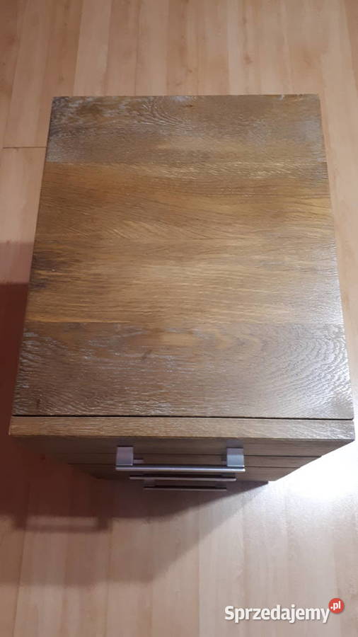 Kontenerek pod biurko drewno sosnowe kolor