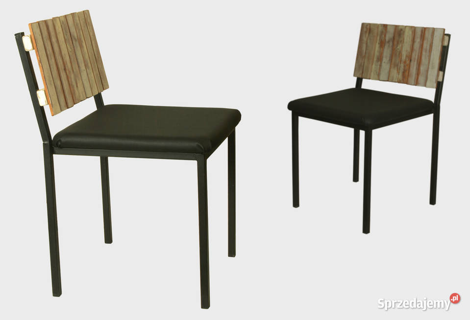 Krzesło metalowe model 05 metal i drewno Gastronomia Biznes i Przemysł Gdańsk