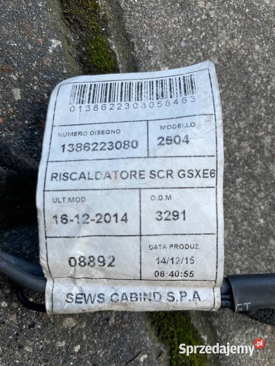 Ducato Boxer Jumper wiązka elektryczna Świdnik sprzedam