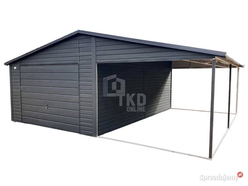 Garaż Blaszany 4x6 wiata 35x6 Brama uchylna zachodniopomorskie Koszalin