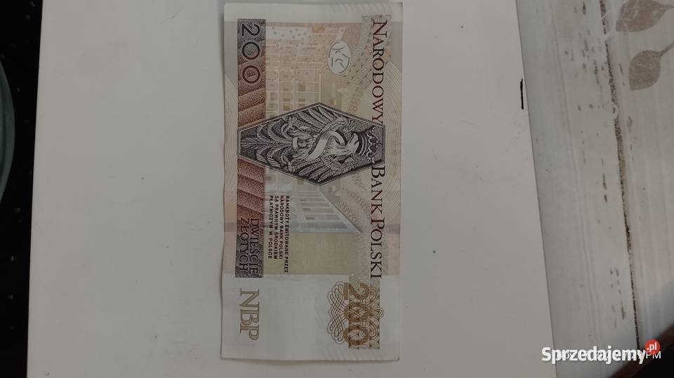 Banknot 200 seria AA z 2015 promocja śląskie