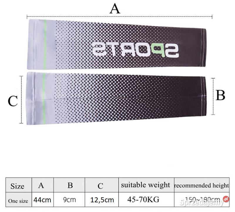 Bandana Maska Rękawy Naramienne Zestaw na Lato Sieradz