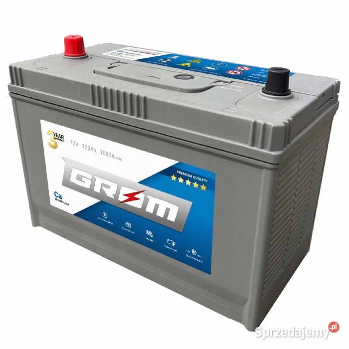 Akumulator GROM Premium 12V 125Ah 1000A CAT Ostrowiec Świętokrzyski sprzedam