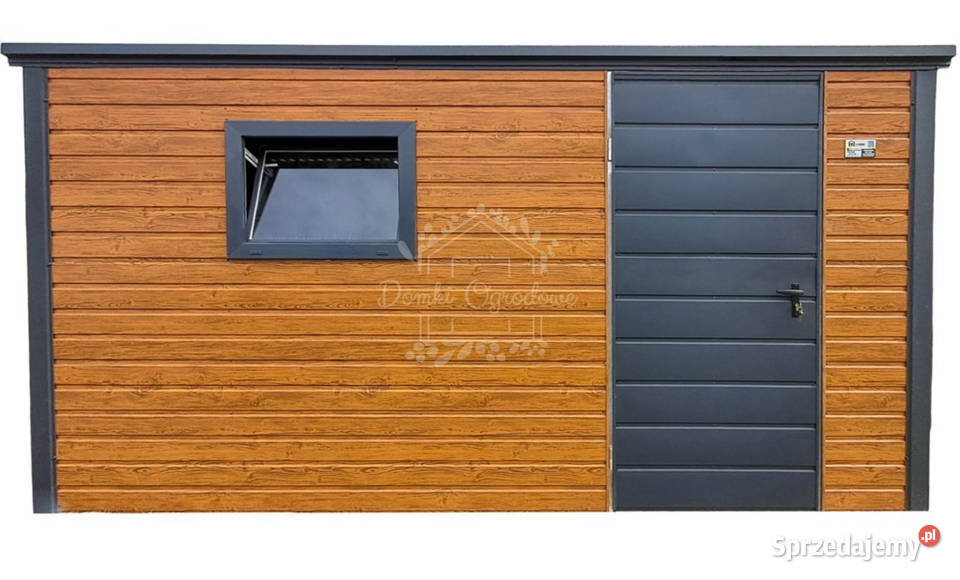 Schowek domek ogrodowy 4x2m drewnopodobny ID1021 Mysłowice