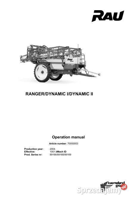 Kverneland Vicon Rau Ranger Dynamic Dynamic II Kielce sprzedam