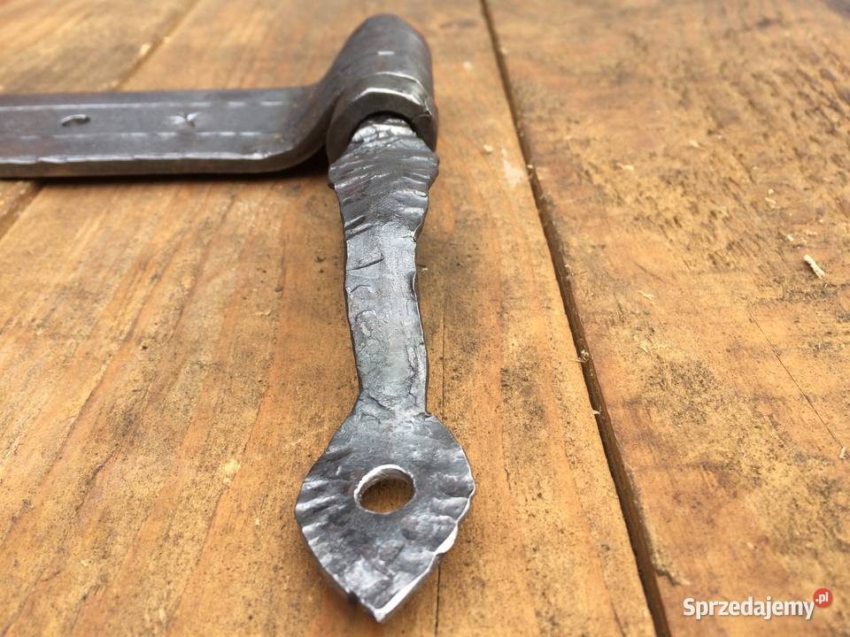 Stary zawias kuty wz XVI rustykalny kowalstwo podkarpackie Tuszyma sprzedam
