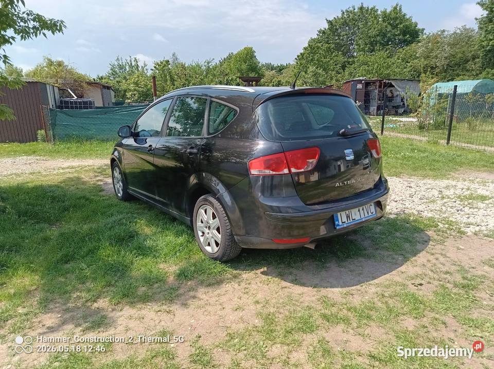 Seat Altea 2008r 19 TDI 105 auto domowe długie lakier metallic lubelskie Włodawa