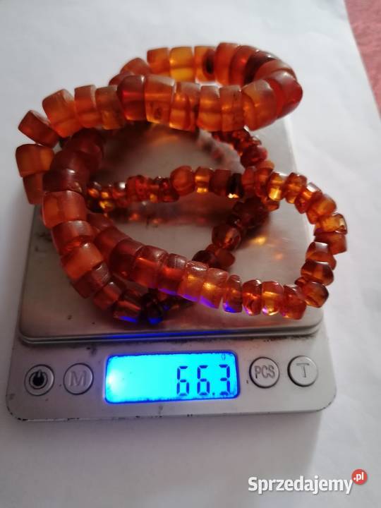 Stary Naszyjnik Bursztyn Vintage Białystok