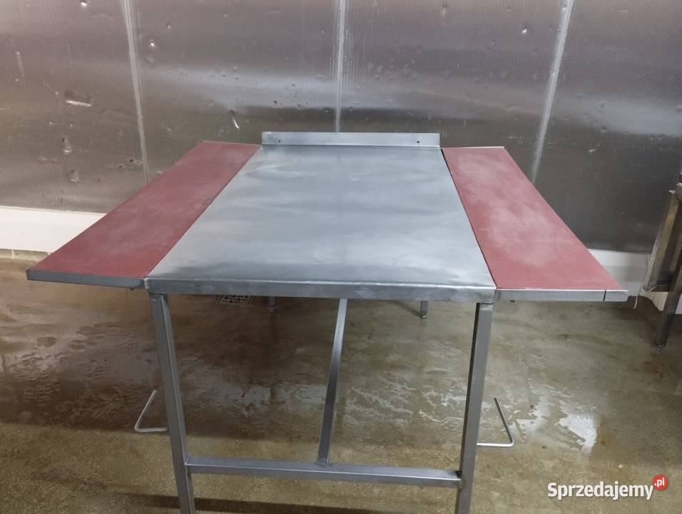 stół masarski z 2 deskami roboczymi