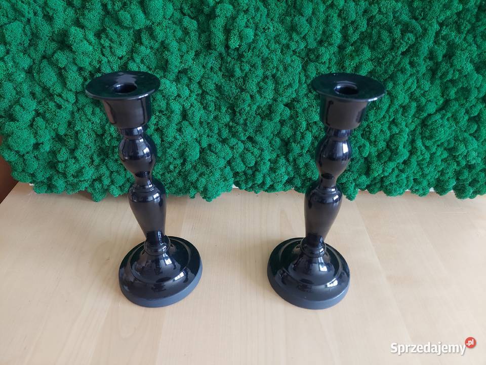 Czarny świecznik Gdynia