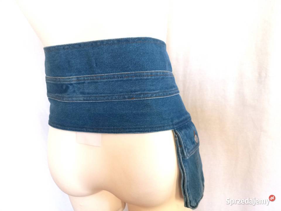 Pasek damski Kieszonka jeans niebieski Zara NOWE podlaskie Białystok