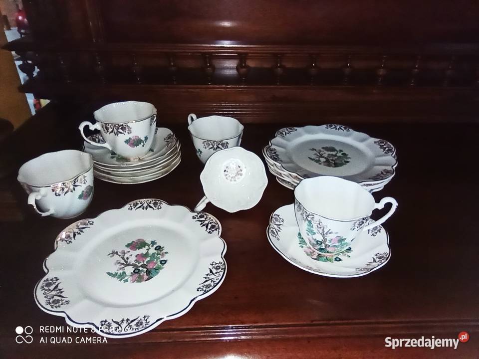 filiżanka z talerzykiem śniadaniowymduża 220 Porcelana i szkło