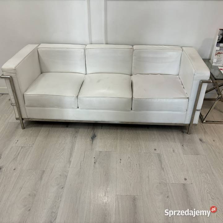 La Cobusier sofa 3 osobowa biała Kraków