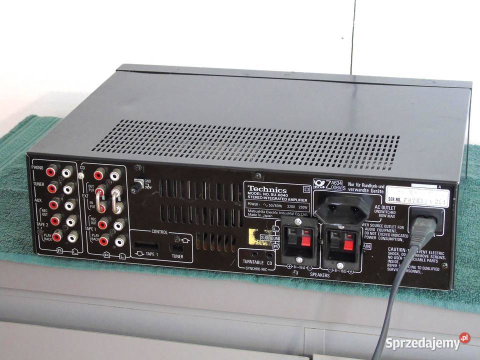 Wzmacniacz stereo Technics SUX840 mocny DOSTAWA Jasło