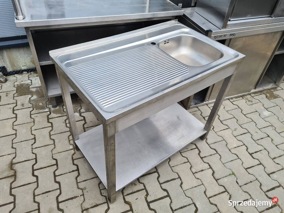 Zlew Gastronomiczny 1 Komorowy Z Półką 1006085 Ostrów Wielkopolski