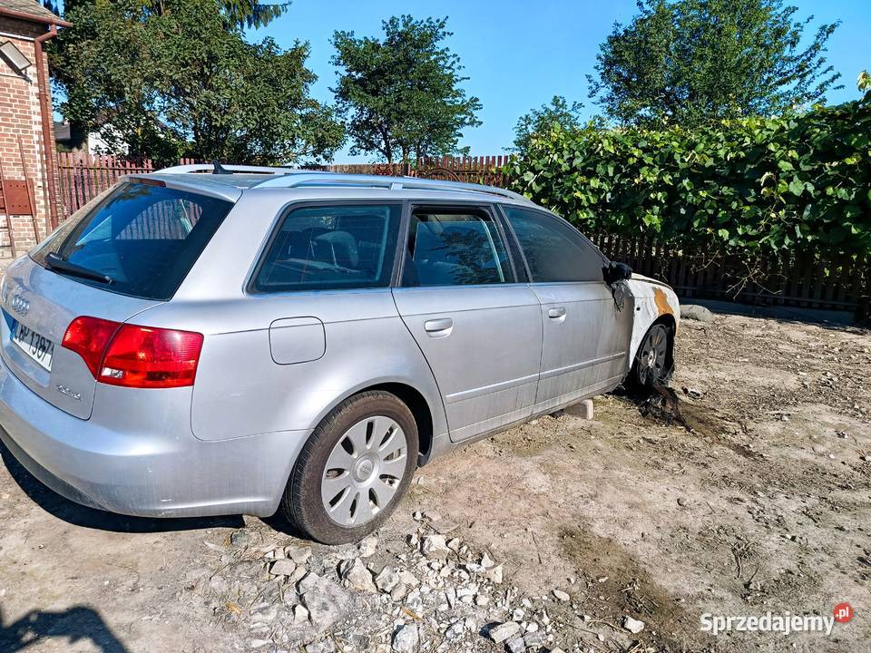 AUDI A4 B7 pożarze manualna Stasin