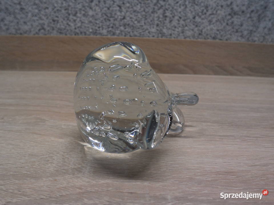Szklana figurka przycisk do papieru mysz Raszków sprzedam