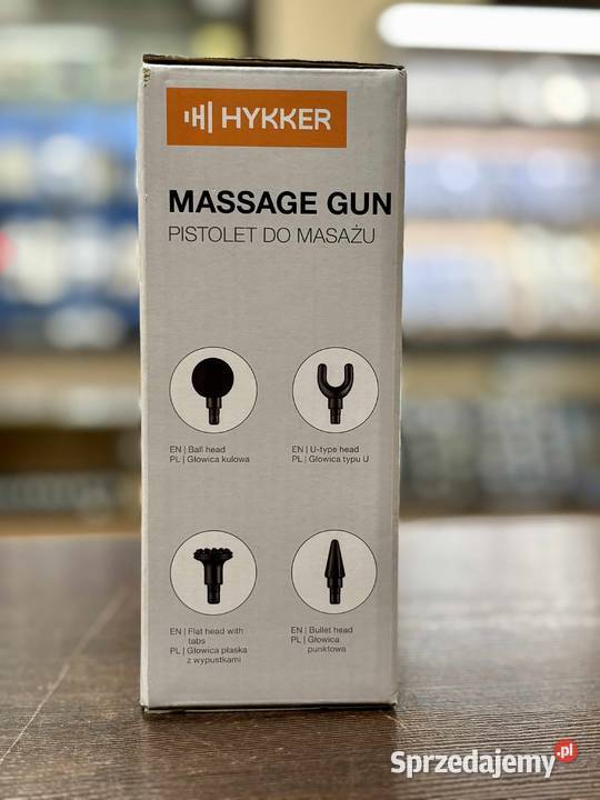 Pistolet Do Masażu HYKKER Komplet Sprzęt i urządzenia do masażu Elbląg