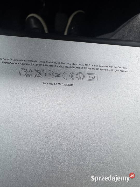 MacBook Air 2010 A1369 Żory