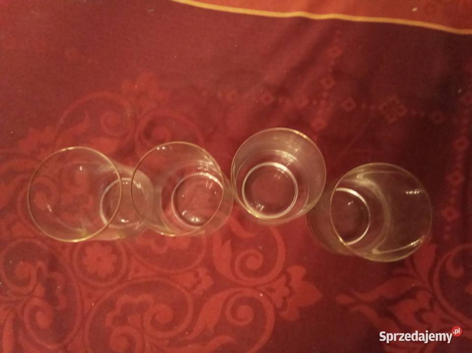 4 szklanki do soku z różą mazowieckie sprzedam