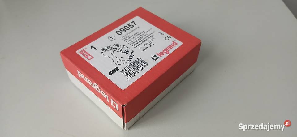 LEGRAND WYŁĄCZNIK RÓŻNICOWONADPRĄDOWY P312 1PN Rzeszów sprzedam