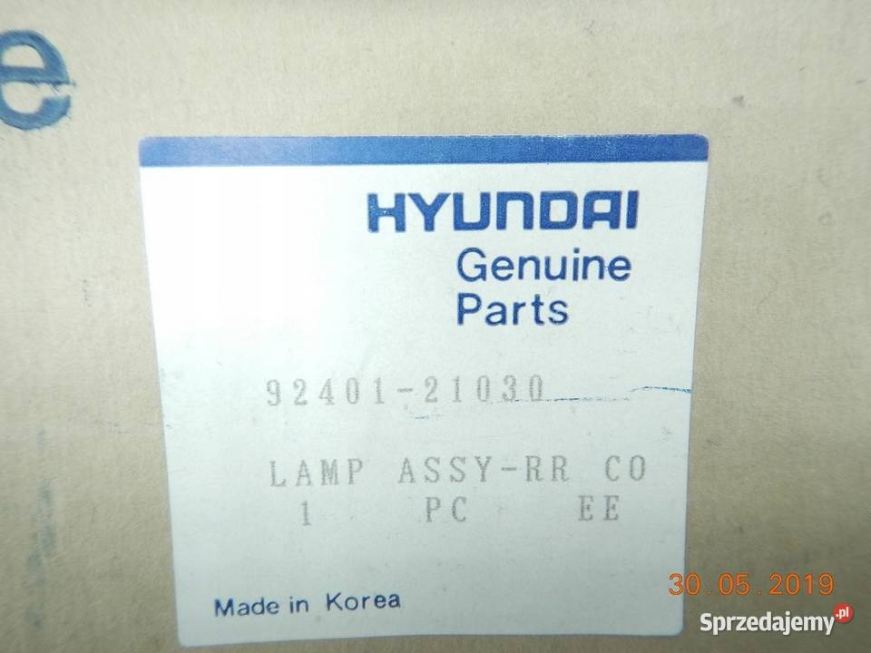 LAMPA LEWA TYLNA TYŁ HYUNDAI EXCEL 86r sprzedam