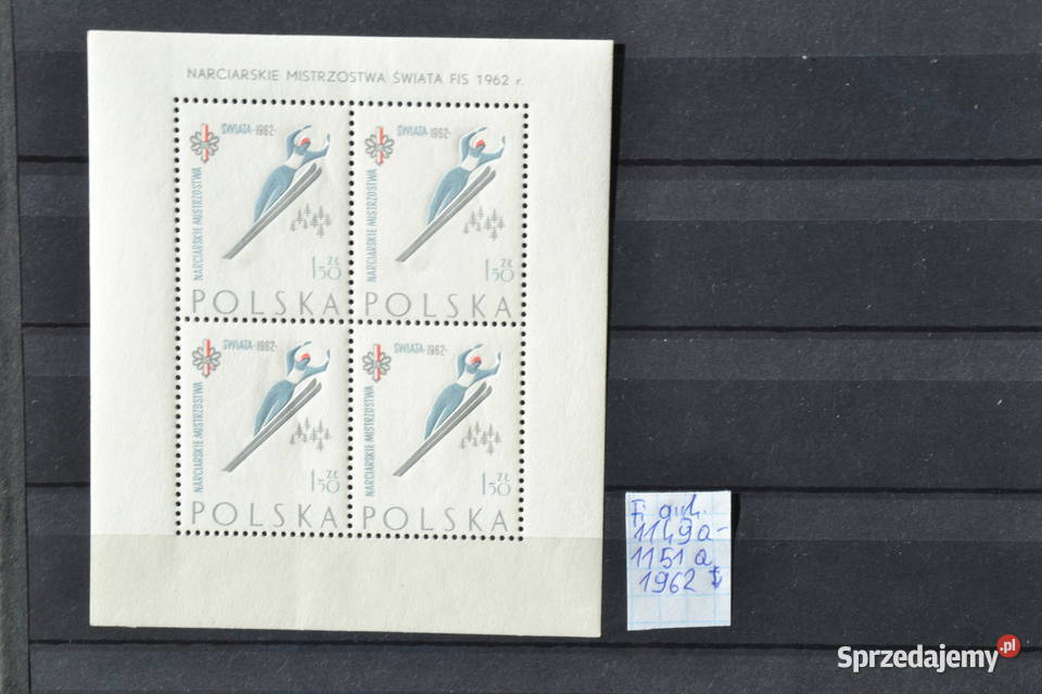 Znaczki Polska Fi ark1149a ark1151a Filatelistyka Sobótka