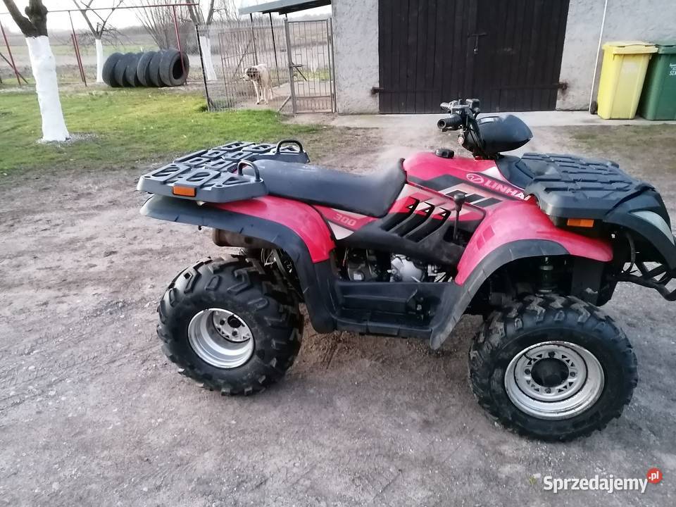 Quad Linhay 330 napęd 2x4 4x4 homologacja hak Wąbrzeźno