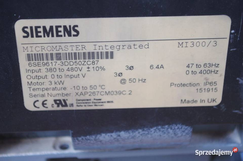 Motoreduktor kątowy 15kw 1938obrmin FALOWNIK Kargowa sprzedam