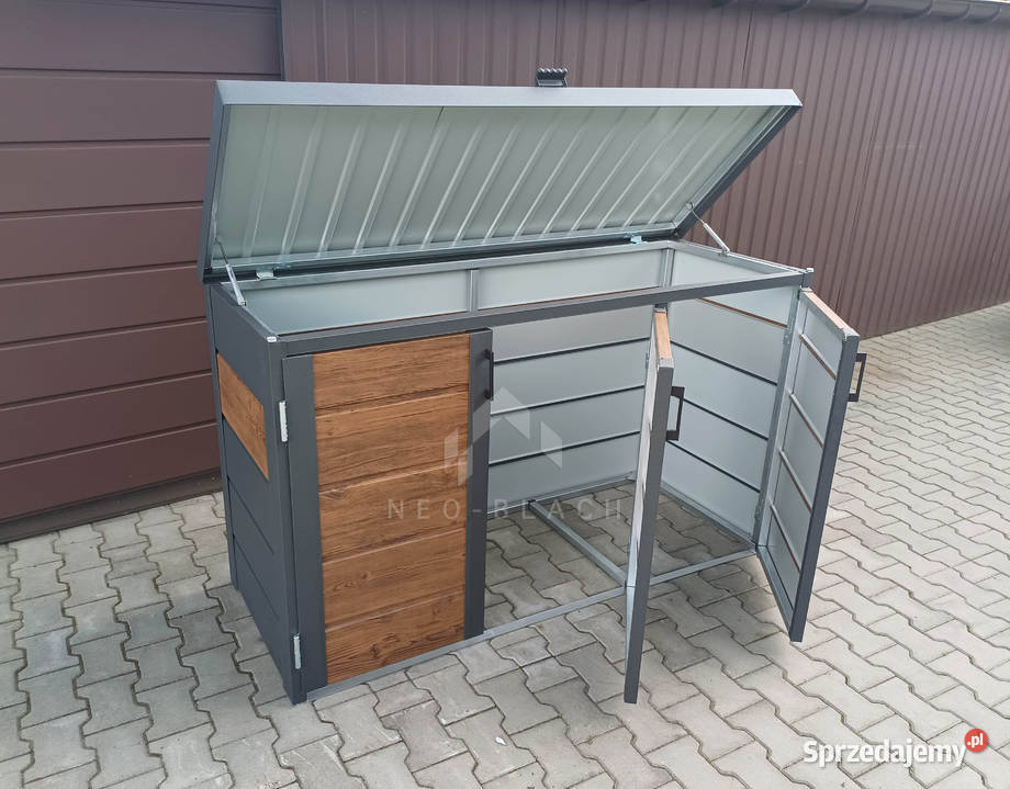 Zabudowa koszy na śmieci wiata śmietnikowa Dąbrowa Górnicza