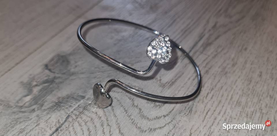 Bransoletka damska serduszko Łódź sprzedam