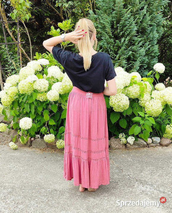 Nowa spódnica Asos 42 XL brudny róż różowa Szczecin