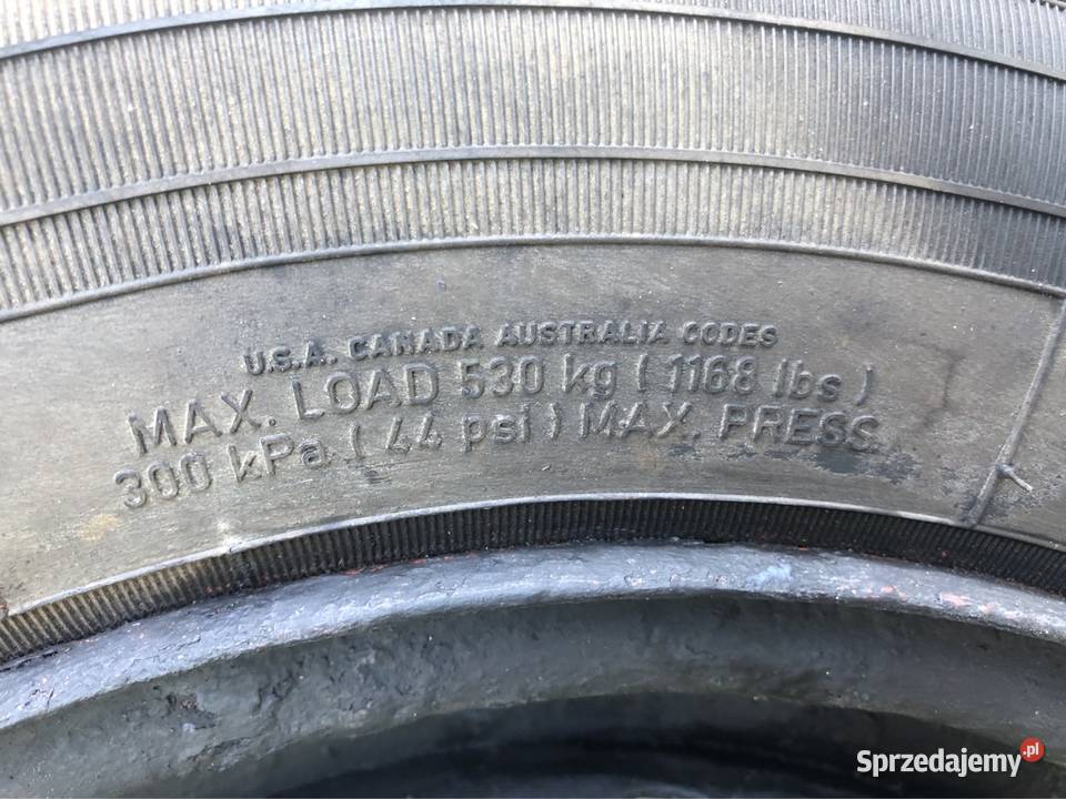 Felga stalowa z oponą GoodYear GT2 18565R14 86T zachodniopomorskie Kołobrzeg sprzedam