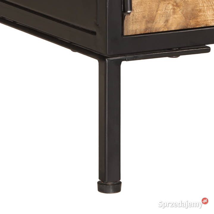 Szafka pod TV 110x35x40 surowe lite drewno mango Warszawa sprzedam