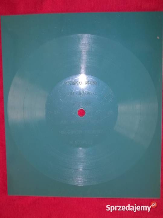 Płyta winylowa pocztówka dźwiękowa Łódź