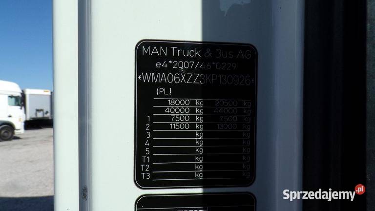 MAN TGX 18460 2019 1241900 ccm 460 Warszawa sprzedam