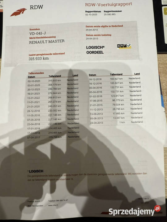 Renault Master Renault Master 23DCi 2013r L2H2 ASR (kontrola trakcji) mazowieckie Sokołów Podlaski
