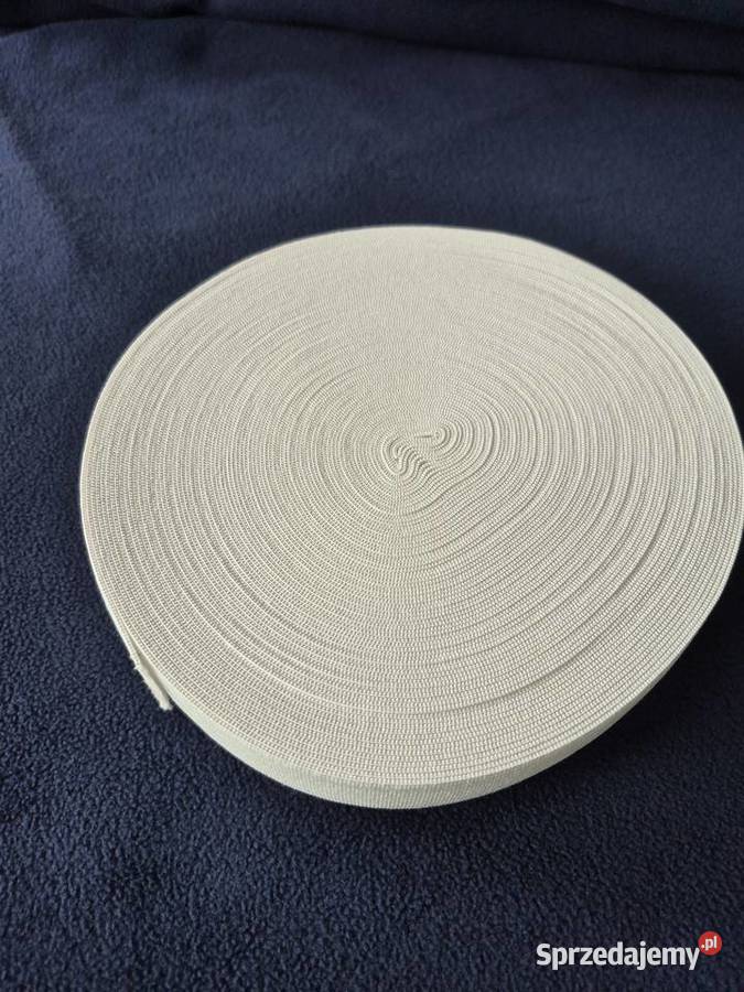 GUMA KRAWIECKA DZIANA 40MM odzieżowa biała 25MB Bystrzyca Kłodzka