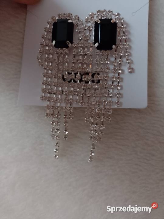 ASOS Długie Bogato zdobione kolczyki wieczorowe Kraków sprzedam