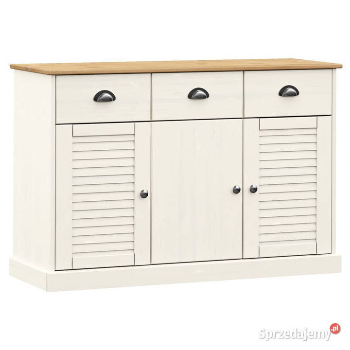 Szafka z szufladami VIGO 113x40x75 biała lita Warszawa